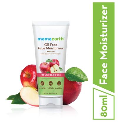 Picture of Mamaearth Oil-Free Face Moisturizer for Acne-Prone Skin, 80ml