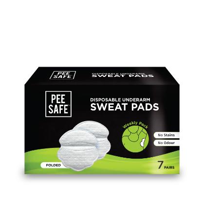 Picture of Pee Safe Disposable Underarm Sweat Pads (Folded) - Pack of 14