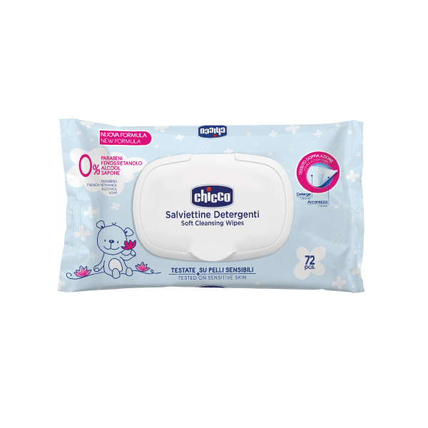 Chicco Delicate Wipes Chicco Wipes Chicco Wipes 72 Pcs With Flip
