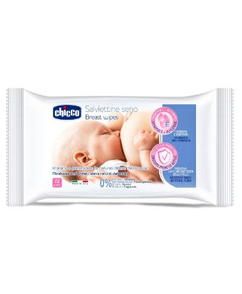 Picture of Chicco Cleansing Breast Wipes 72 Pcs