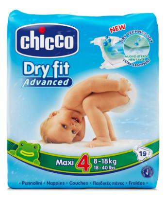 Picture of Chicco Diaper Dry Fit Adv Chicco Maxi