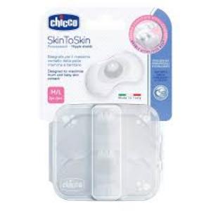 Picture of Chicco New Nipple Shields Silicone - M-L