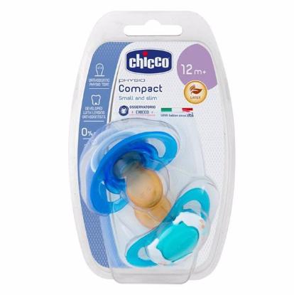 Picture of Chicco Soother Ph.Compact Blue Lx 12/16-36M 2Pb