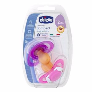 Picture of Chicco Soother Ph.Compact Pink Lx 12/16-36M 2Pb