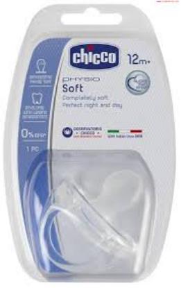 Picture of Chicco Soother Ph.Soft Neut Sil 12M+1Pc