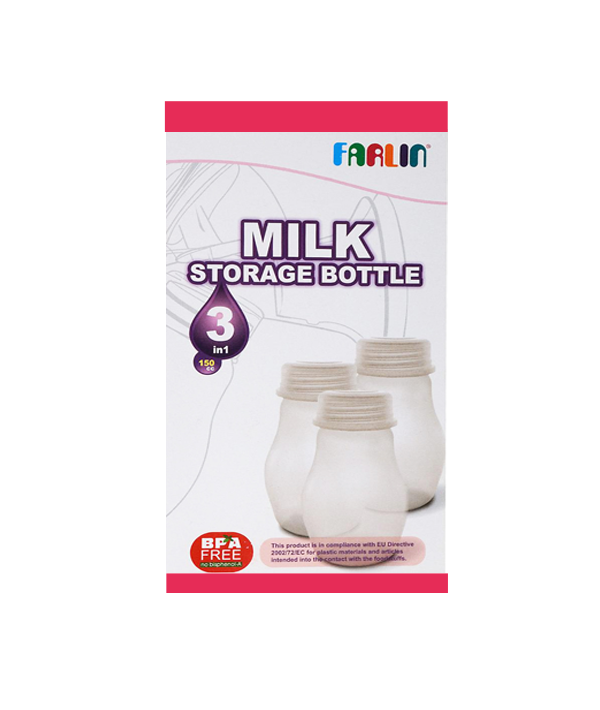 Farlin milk shop storage bottle