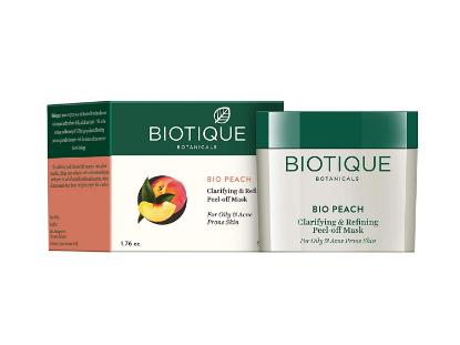 Picture of Biotique Bio Peach clarifying & Refining Peel-off mask 50gm