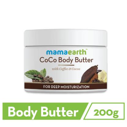 Picture of Mamaearth CoCo Body Butter for Dry Skin, with Coffee & Cocoa for Deep Moisturization- 200gm