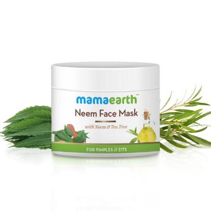 Picture of Mamaearth Neem Face Mask with Neem and Tea Tree for Pimples and Zits, 100ml