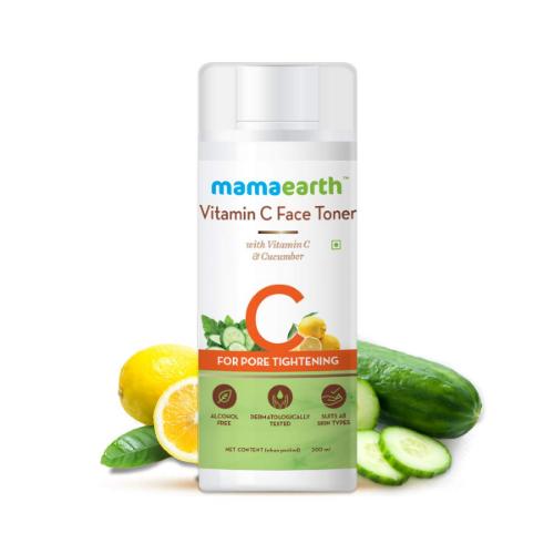 Picture of Mamaearth Vitamin C Face Toner with Vitamin C & Cucumber for Pore Tightening 200ml