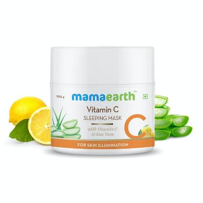 Picture of Mamaearth Vitamin C Sleeping Mask, Night Cream For Women, for Skin Illumination - 100gm