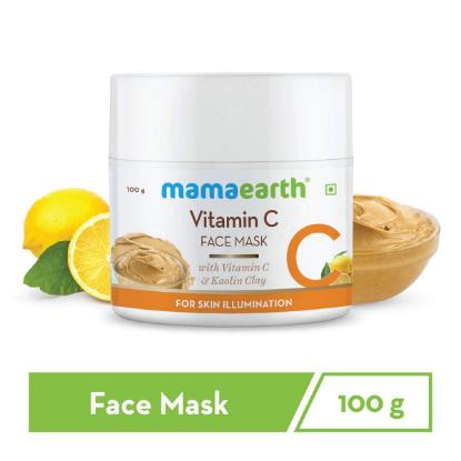 Picture of Mamaearth Vitamin C Face Mask With Vitamin C & Kaolin Clay for Skin Illumination - 100gm