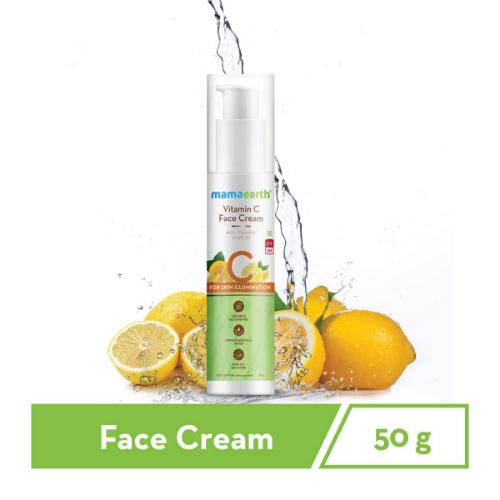 Picture of Mamaearth Vitamin C Face Cream with Vitamin C & SPF 20 for Skin Illumination - 50gm