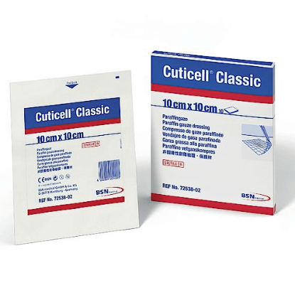 Picture of Cuticell Classic Paraffin Gauze 10pcs 'Packet