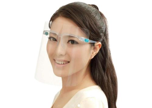 Picture of Face Shield with Glasses