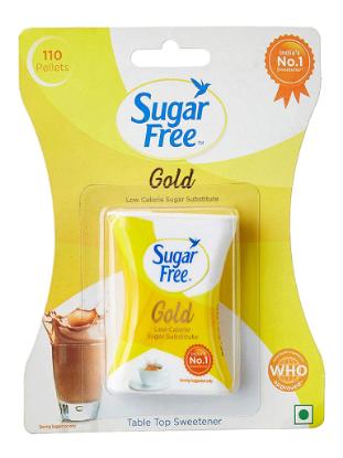 Picture of Sugar Free Gold 110 Piece 'Bottle