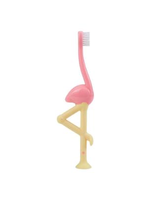 Picture of Dr. Brown's Toddler Toothbrush Flamingo, Pink, 1-Pack (HG058-P4)