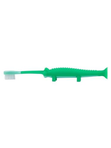Picture of Dr. Brown's Toothbrush Crocodile, Green, 1-Pack (HG059-P4)