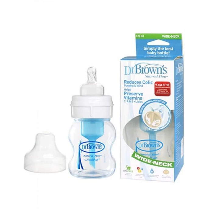 Brown's 4oz 120ml PP Wide-Neck Baby Bottle (555) ePharmacy
