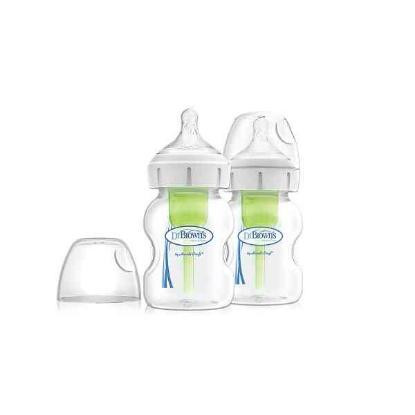 Picture of Dr. Brown's 5oz / 150ml PP Wide-Neck "Options" Baby Bottle, 2-Pack (WB52005-ESX)