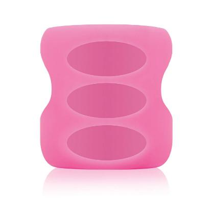 Picture of Dr. Brown's 5 oz / 150ml Wide-Neck Glass Bottle Sleeve - Pink (AC081)