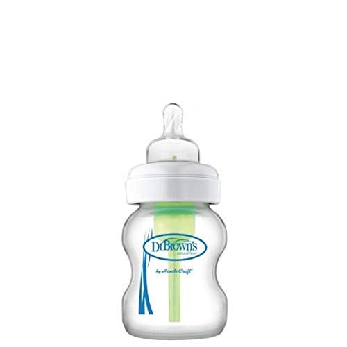 Brown's oz/150ml Options+ Wide-Neck Bottle, Glass, 1- Pack