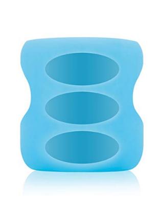Picture of Dr. Brown's 5 oz Wide-Neck Glass Bottle Sleeve - Blue (AC085)