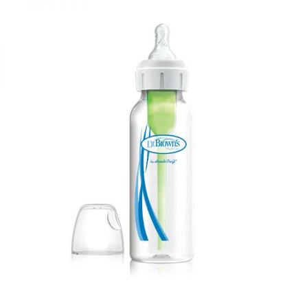 Picture of Dr. Brown's 8 Oz / 250ml Options+ Glass Narrow Baby Bottle, 1-Pack (Sb81003-P4)