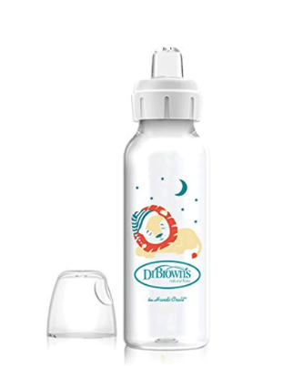 Picture of Dr. Brown's 8oz/250ml Narrow Sippy Spout Bottle, Lion (SB81097-P12)