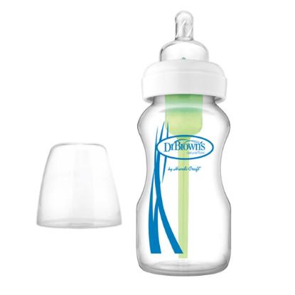 Picture of Dr. Brown's 9 oz / 270ml Glass Wide-Neck "Options" Baby Bottle, 1-Pack (WB9100-P4)