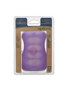 Picture of Dr. Brown's 9 oz / 270ml Wide-Neck Glass Bottle Sleeve - Purple (AC088)