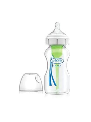 Picture of Dr. Brown's 9 oz/270ml Options+ Wide-Neck Bottle, PP, 1- Pack (WB91600-ESX)