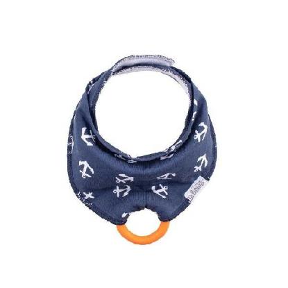 Picture of Dr. Brown's Bandana Bib w/ Teether, Anchors, Single (AC124-P2)