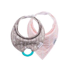 Picture of Dr. Brown's Bandana Bib w/ Teether, Arrows/ Herringbone 2-pk (AC134-P2)