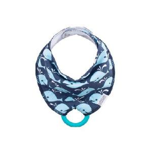 Picture of Dr. Brown's Bandana Bib w/ Teether, Whales, Single (AC126-P2)