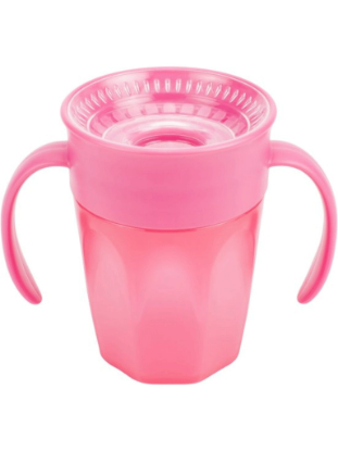 Picture of Dr. Brown's Cheers 360 Cup with Handles, 7 oz/200ml, Pink (TC71003-INTL)