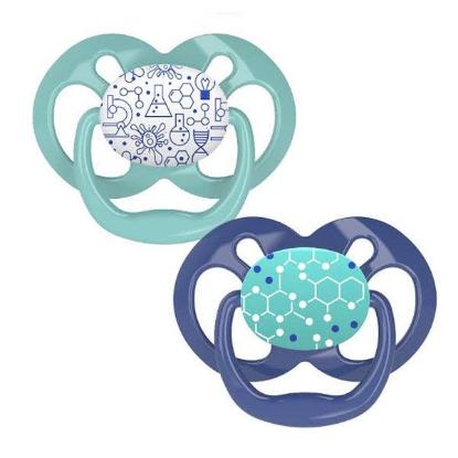 Picture of Dr. Brown's Advantage Pacifiers, Stage 2, Blue Chemistry, 2- Pack (PA22002-INTLX)