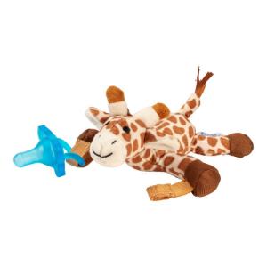 Picture of Dr. Brown's Giraffe Lovey with Blue One-Piece Pacifier (AC155-P6)