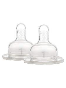 Picture of Dr. Brown's Level 1 Silicone Wide-Neck "Options" Nipple, 2-Pack (352-INTL)
