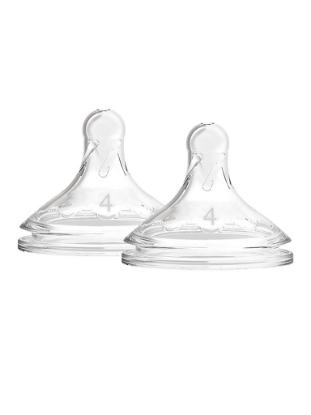Picture of Dr. Brown's Level 4 Wide-Neck Silicone Nipple, 2-Pack (WN4201-INTL)