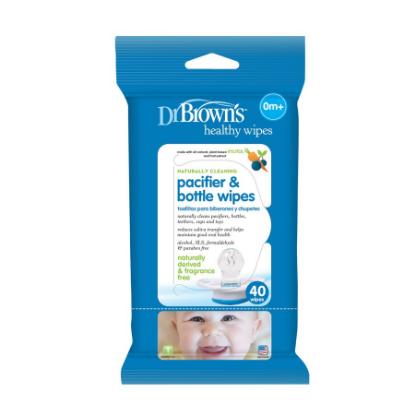 Picture of Dr. Brown's Pacifier and Bottle Wipes 40-Pack (HG040-P2)