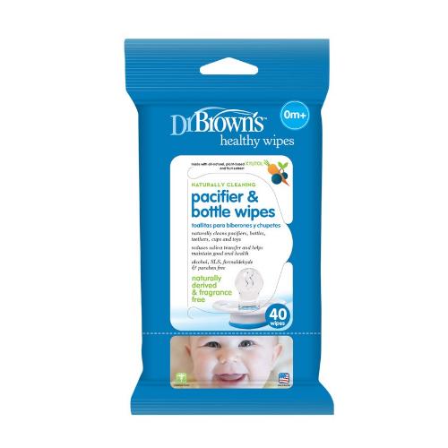 Picture of Dr. Brown's Pacifier and Bottle Wipes 40-Pack (HG040-P2)