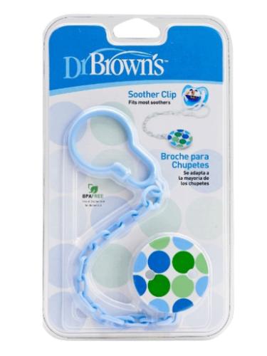 Picture of Dr. Brown's Pacifier Tether/Clip - All Plastic - Pink (6) & Blue (6) (AC037-INTL)