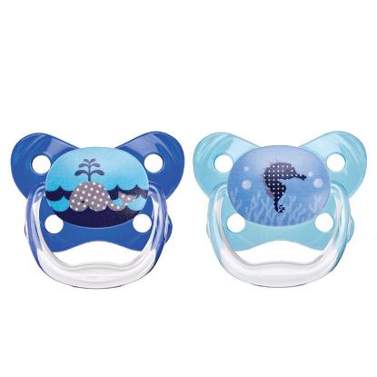 Picture of Dr. Brown's PreVent Butterfly Pacifier, Stage 1 Assorted, 2-Pack (0-6mths) (PV12001-P4)
