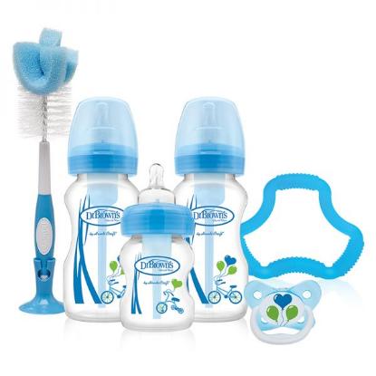 Picture of Dr. Brown's Wide-Neck "Options" BLUE Gift Set (WB03405-ESX)