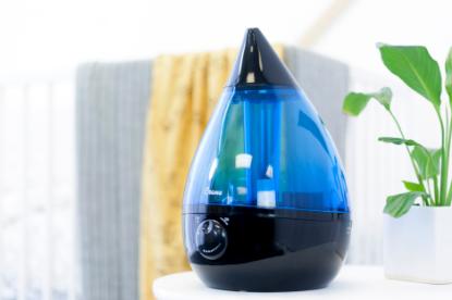 Picture of Crane Electronic Ultrasonic Cool Mist Humidifier Drop 2.0 Blue/Black EE-5306BB