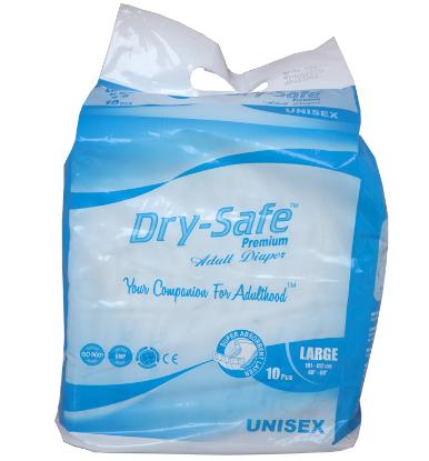 Picture of Dry Safe Premium Adult Diaper (L)