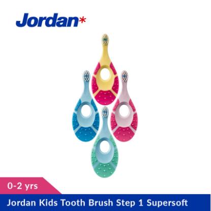 Picture of Jordan Kids Tooth Brush Step 1 Supersoft, (0-2 yrs)