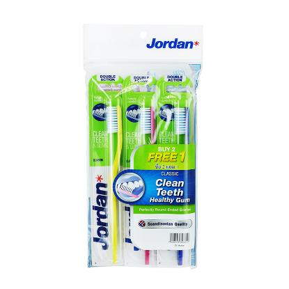 Picture of Jordan Classic T14 3 Pack with Case Double Action Toothbrush