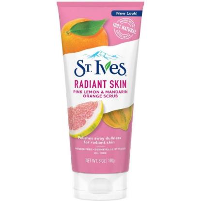 Picture of St. Ives Even and Bright Pink Lemon and Mandarin Orange Scrub 170gm